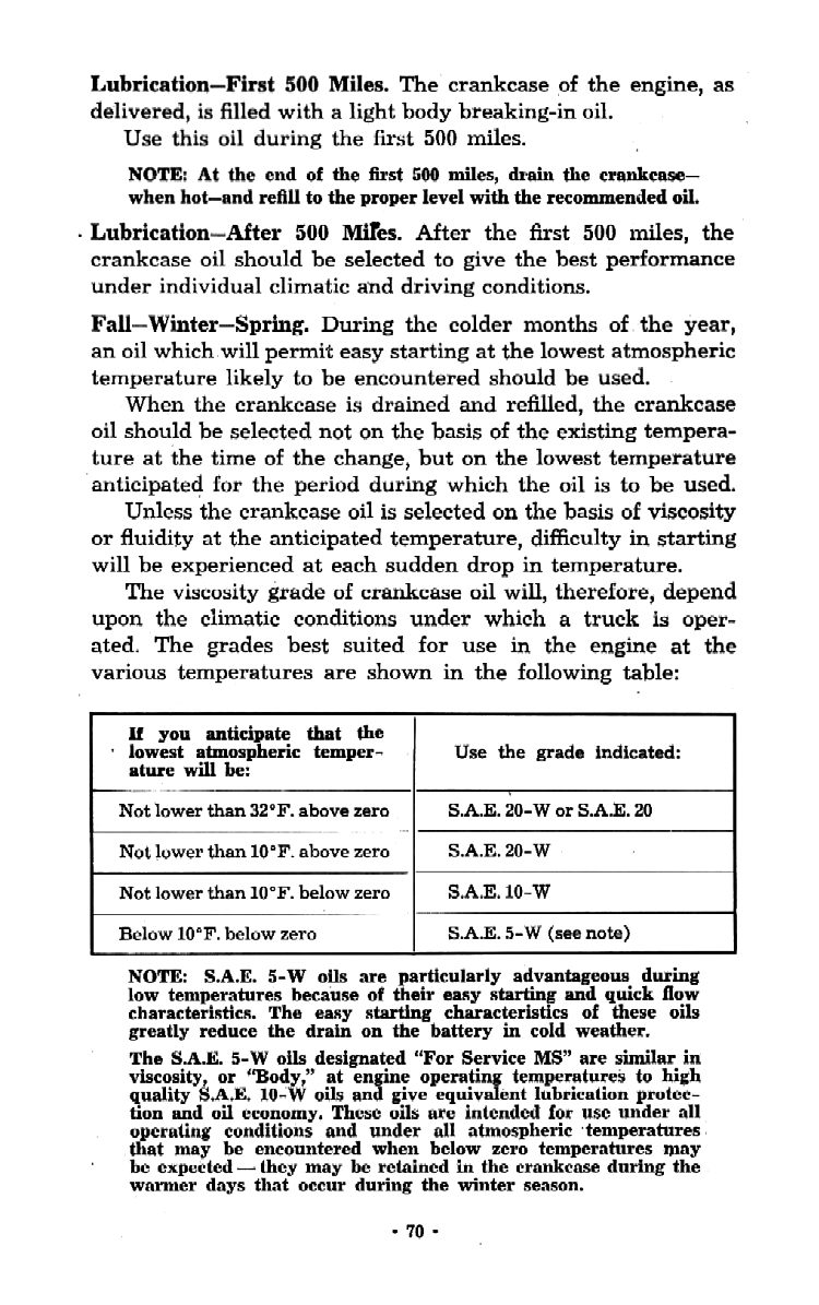 1953 Chevrolet Trucks Operators Manual Page 35